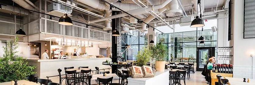 金百博助力斯德哥尔摩的法国工业风餐厅Usine
