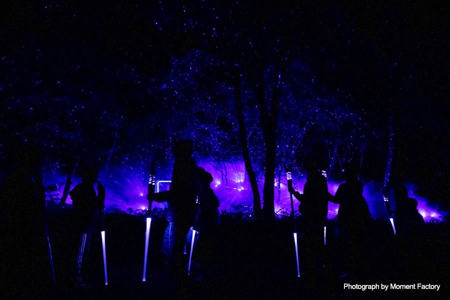 案例｜金百博为壮观的Kamuy Lumina魔法夜行旅游项目提供配乐设备