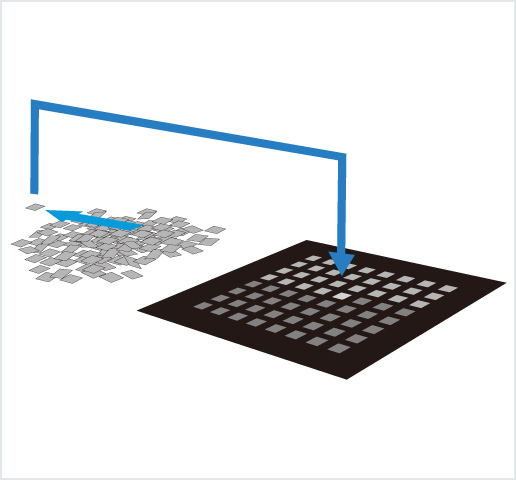 ［Image］Tray setter： 小尺寸单片用托盘排列机
